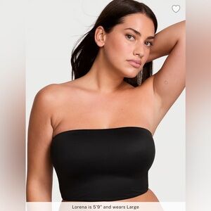 🆕 BODYWEAR BY VICTORIA'S SECRET WITH FEATHERSOFT INNOVATION TUBE TOP BLACK M